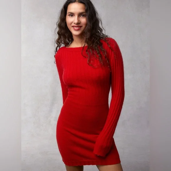 お値下げ　Rouje Paris Samia Dress 赤 リブニットワンピ Rouje | Dresses | Rouje Samia Dress In Red Size 38 | Poshmark